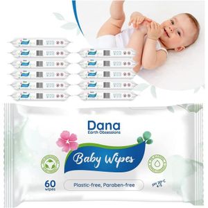 LINGETTES BÉBÉ Dana lingettes hdes pour bébé avec de l'eau purifi