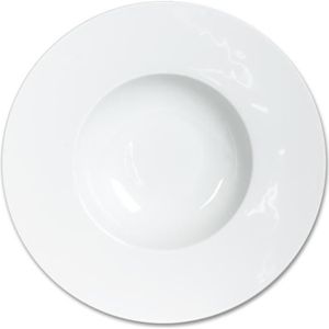 Assiette creuse en Porcelaine blanche Blanc BYBLOS
