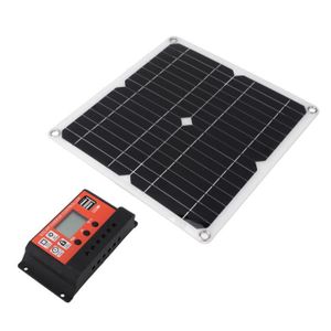 KIT PHOTOVOLTAIQUE VGEBY Kit panneau solaire avec contrôleur 100A Kit