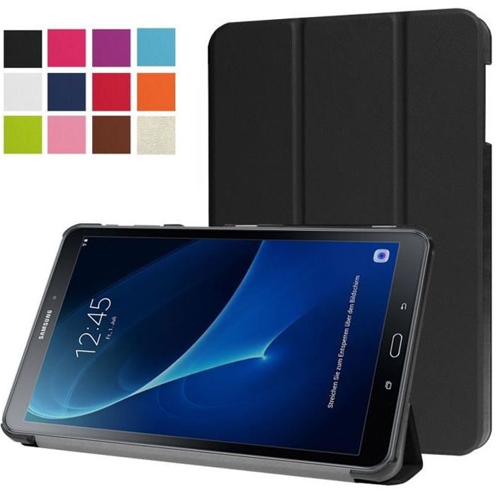 10% sur Housse noire Smartcover pour Samsung Galaxy TAB A8 2021 10,5 pouces  SM-X200 / SM-X205 / SM-X207 - Etui coque noir de protection tablette New  Galaxy TAB A 8.0 2021 10.5 