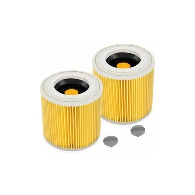 Lot De 3 Filtres à Cartouche Pour Aspirateur Kärcher - Compatible WD1/WD2/WD3/MV2/MV3 - Remplace 6.414-552.0, 6.414-772.0, 6.414-547.0 - 13