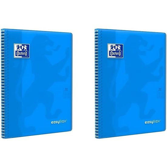 Lot 3 Cahiers Oxford EasyBook Grands Formats 24x32cm 96 Pages Seyès - Couleurs Assorties