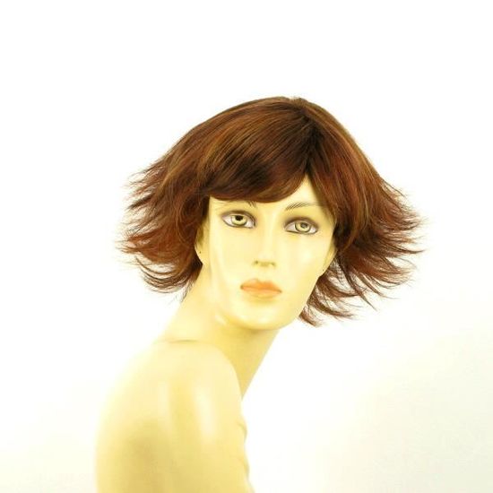 perruque femme 100% cheveux naturel carré grise ELISA 44