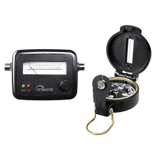 Skymaster Set de réglage pour parabole Sat Finder, boussole (Import