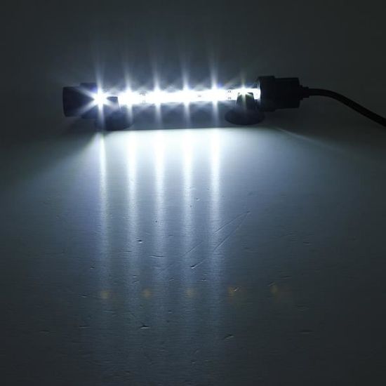18cm Lampe LED 5050 SMD Etanche Tube Eclairage Poisson Aquarium AC 85-240V Blanc