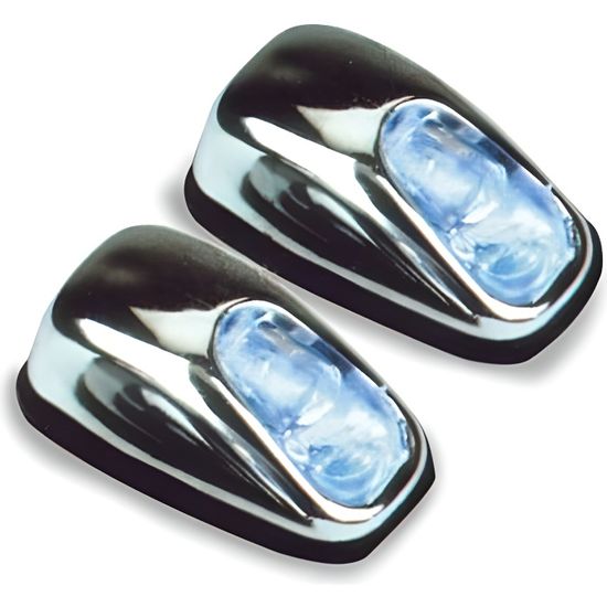 2 Gicleurs lave-glace a LED - Bleu - NA40BL - 6…