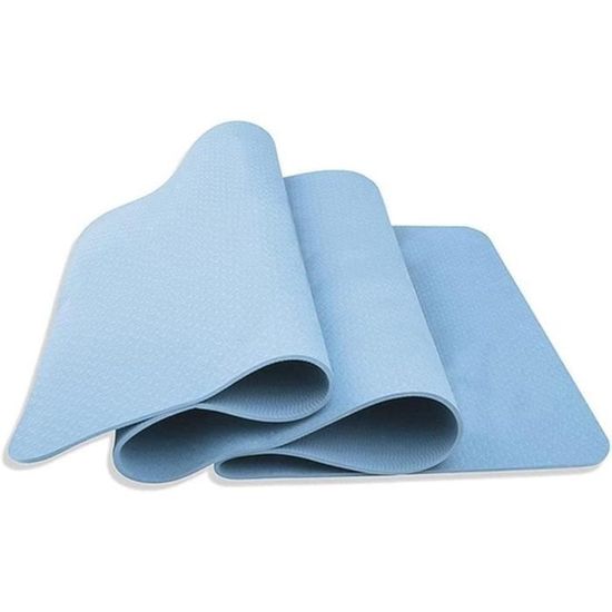Topgrowth Tapis De Yoga TPE - 183x60x0,4 Cm, Antidérapant Double Face, Léger, Pour Fitness, Pilates, Gym à La Maison