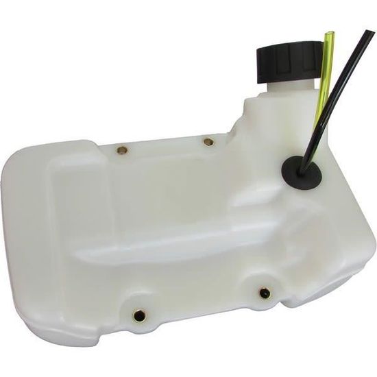 GOLRISEN Réservoir Essence Débroussailleuse - Compatible CG430 520 43CC 52CC 47CC Avec Tuyau Anti-Vieillissement