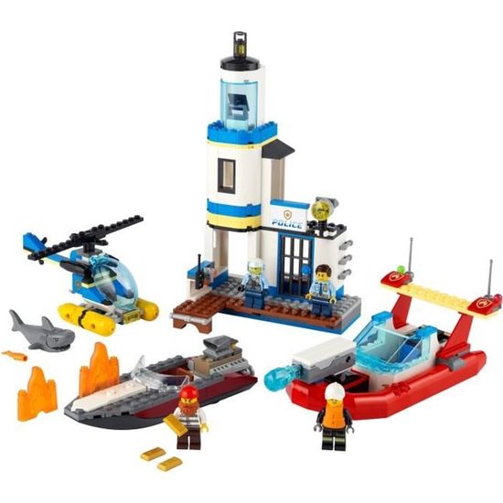 Lego 60308 City Les garde-côtes et les marins-pompiers en mission