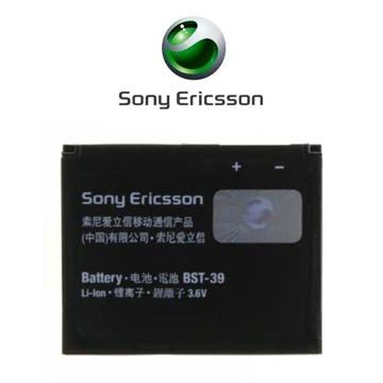 Batterie Sony Ericsson BST-39 Pour Modèle W910I - 3,6V, 920 MAh, Protection Surcharge - 13