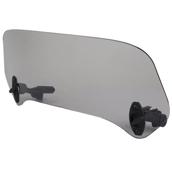 Extension De Pare-brise Universelle Pour Moto - Transparente, Double Liaison, Réglable En Hauteur