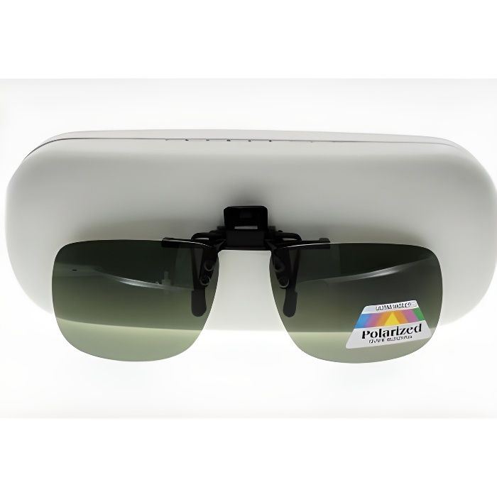 CLIP 1970B Sur-lunettes Vert polarise Taille M