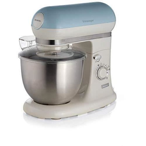 Ariete - Ariete 00C158805AR0 1588 Robot Pâtissier Vintage, 2400 W, Céleste