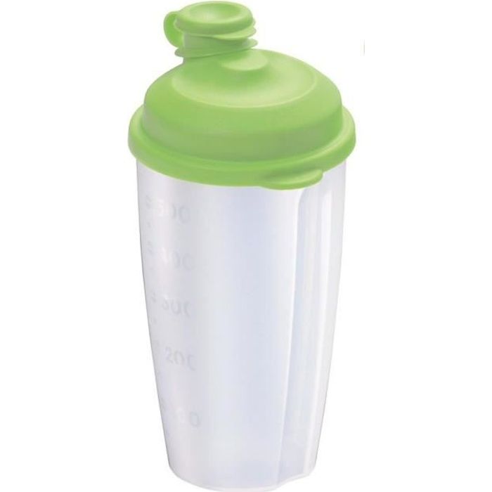 Westmark 2435227A Mixery Shaker à Vinaigrette Plastique Vert Pomme 20 x 10 x 9 cm 0,5 L