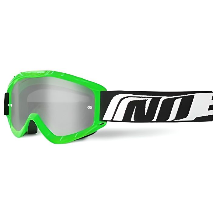 Lunette Moto Cross Quad by Destocknet Adulte Vert