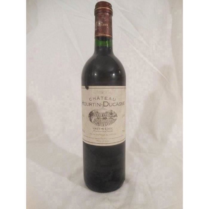 haut-médoc château hourtin-ducasse cru bourgeois (étiquette sale) rouge 2000 - bordeaux