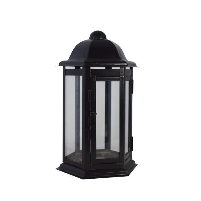 Paul Jansen 0865 - COMMUTATEUR KVM - Lanterne Funéraire, Noir, 13 x 13 x 24 cm,