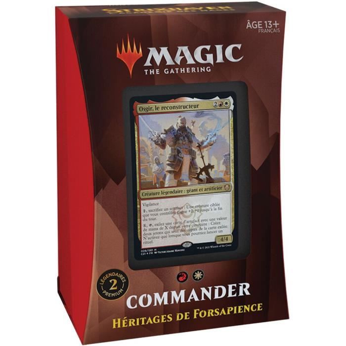 Deck - Magic The Gathering - Strixhaven: L'académie Des Mages : Forsapience (rou