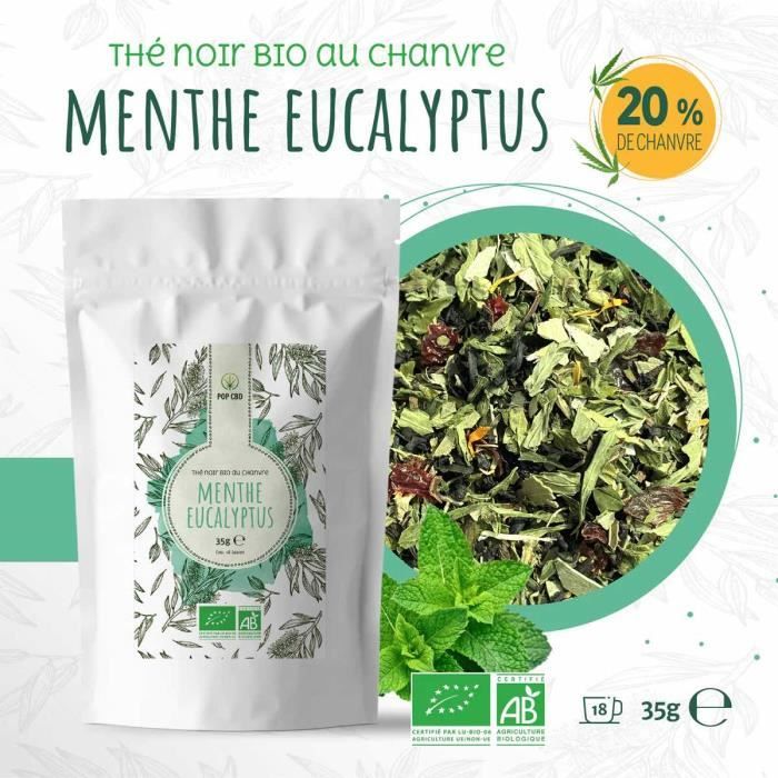 Thé Noir Bio au Chanvre CBD \