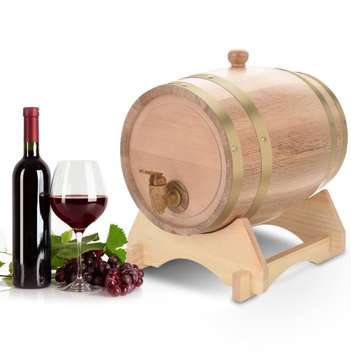 Tonneau de vieillissement en chêne, 5L Tonneau en bois de chêne Vintage Tonneau HB047
