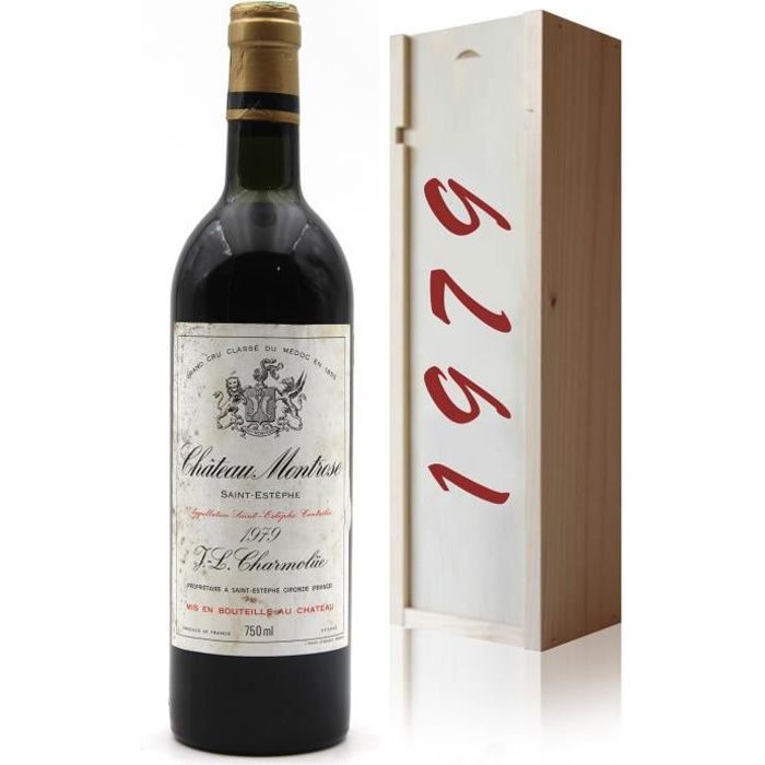 Coffret Château Montrose 1979 Rouge 75cl AOC Saint-Estephe