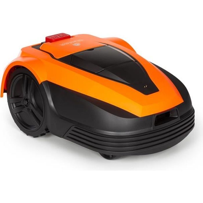 Blumfeldt Garden Hero Robot tondeuse sans fil - pour une surface de 1200m² - hauteur de coupe: 2,5 - 5,5 cm - Orange