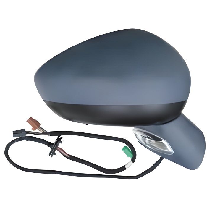 Rétroviseur droit pour CITROËN C4 II phase 2, 2015-2018, rabattable électriquement, sonde, Neuf à peindre.
