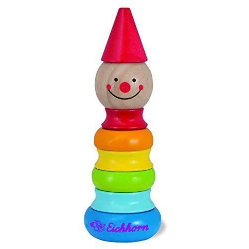 Eichhorn - Jeu d`empilage - Kasper en Bois - 8 pièces - multicolore - 100005055