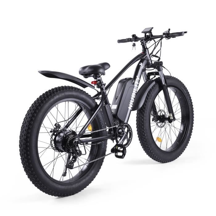 Vélo Electrique,Vitesse Unique,Autonomie 50km,Batterie-48V 12.5AH-Noir