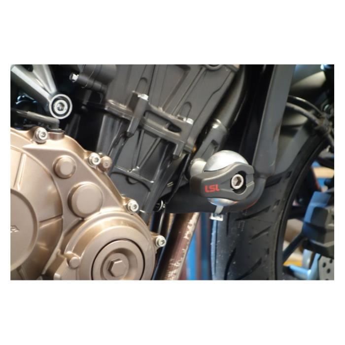 Kit fixation Crash Pad LSL argent Honda CB650F Argent