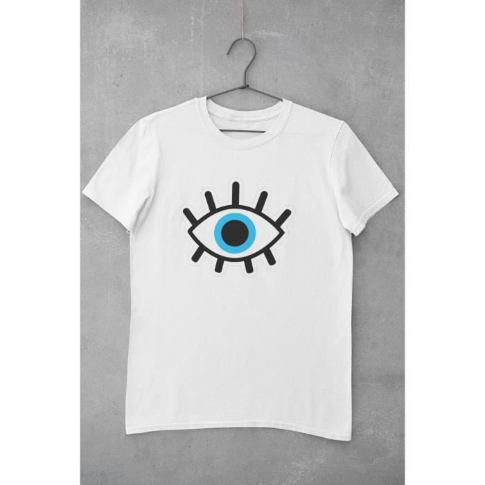 T shirt - Oeil bleu grec - Mati - Culture Grecque - Unisexe - Enfant ou adulte