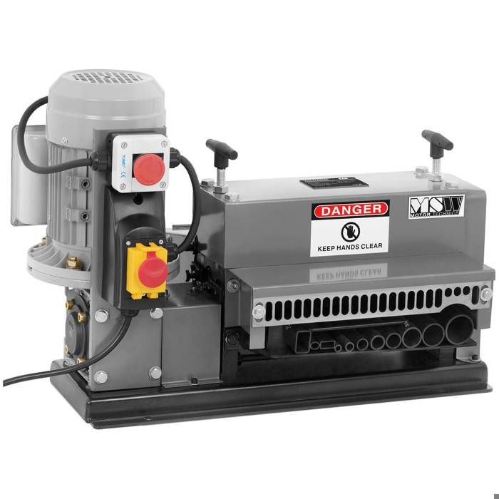 Accessoire Machine outil Dénudeuse Fils Dénudeur Recyclage Cuivre Cables Machine 11 entrées 750W 16m-min