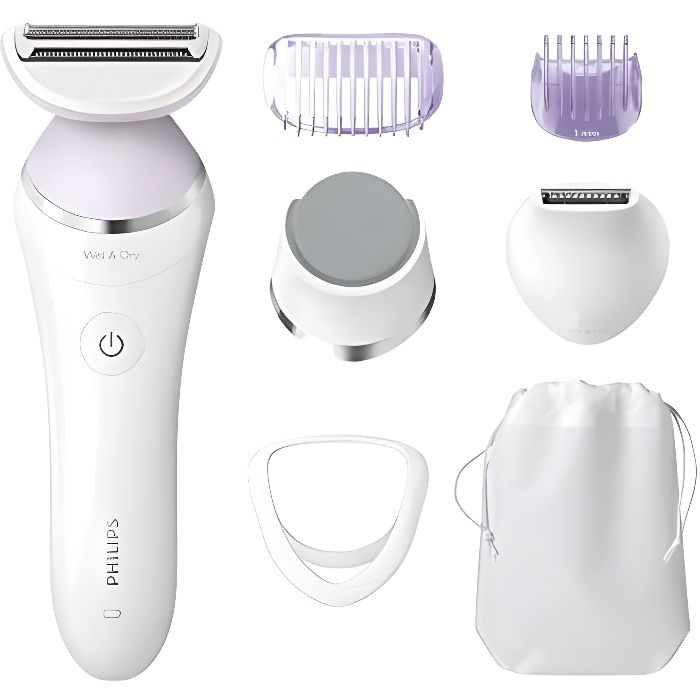 PHILIPS BRL175-00 Rasoir électrique pour femme SatinShave Prestige avec embout Pedicure