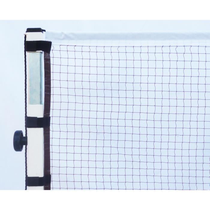 Filet de Badminton Compétition avec Velcro - Renforcé Bandes Velcro - Idéal pour Vos compétitions de Badminton