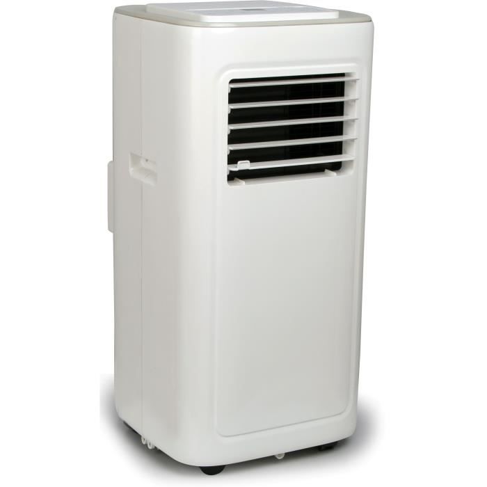 Saneo Climatiseur 2000 watts - 5000 Btu Niveau sonore max 64 dB - Débit air 350 m3/h - Minuterie 24 h - Déshumidification 2L/H