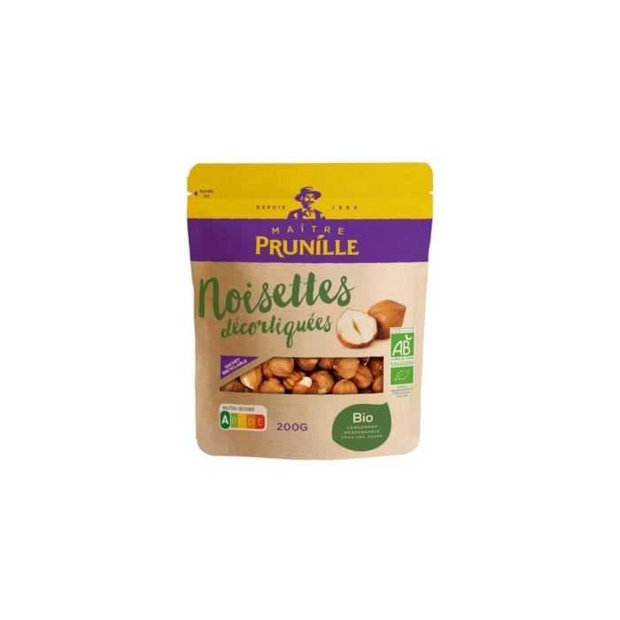 Noisettes Bio décortiquées Maître Prunille - 200g