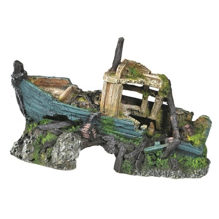 NOBBY Aqua déco Vieille épave - 203x102x127mm - Pour aquarium
