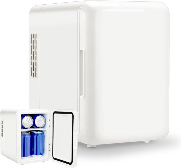 Mini Congélateur Réfrigérateur Voiture Portable 12V - Chauffage Et Refroidissement - Blanc