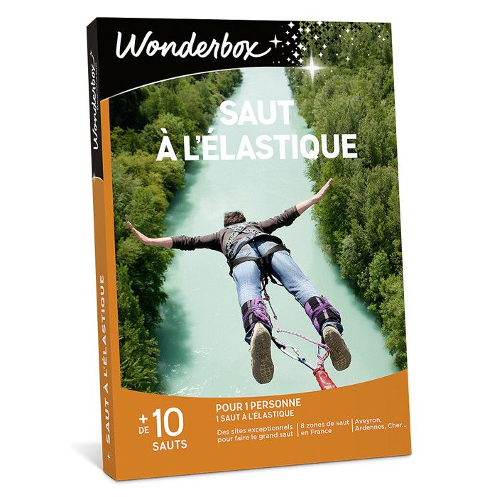Wonderbox - Coffret cadeau - Saut à lélastique - Sites exceptionnels
