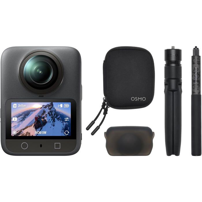 Caméra dAction DJI Osmo 360 - Vidéo 8K Ultra-Large 170° Poignée Rotative