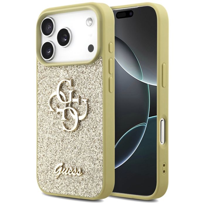 Coque Guess Fixed Glitter Big 4G pour iPhone 17 Pro Max - vue 2