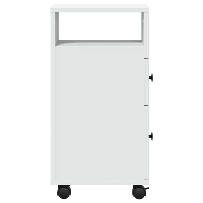 Remise 2026®Blanc - Meuble étroit de salle de bain - grand stockage - MEUBLE WC - à roulettes - blanc - 430 4119243