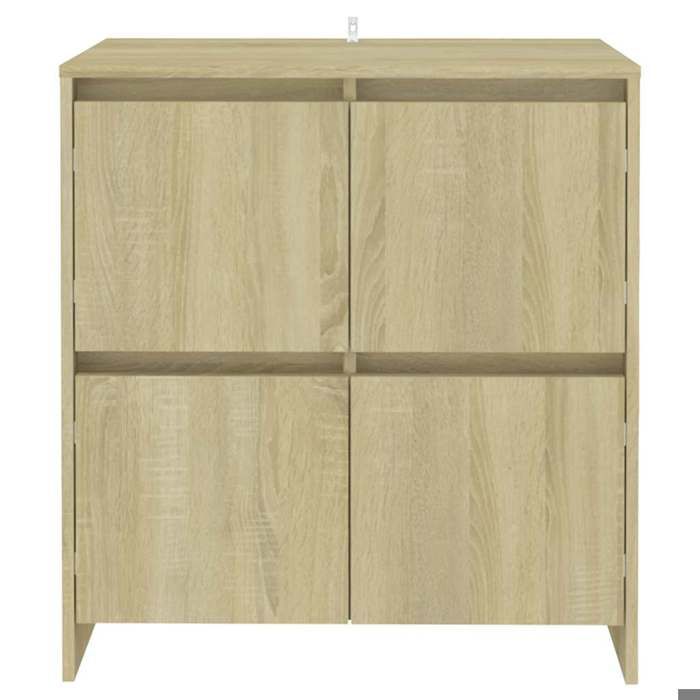 Armoire Vaisselier Durable - Brun - Buffet de cuisine - avec Rangement - Chêne Sonoma - 70x41x75cm - Bois dingénierie LH7455252
