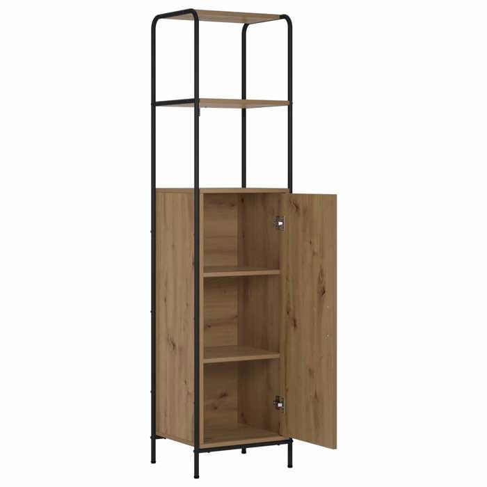 NOUVEAU Armoire Vaisselier - Haut Armoire - Anti lhumidité - Chêne artisanal - 40x33x161cm Bois dingénierie69474