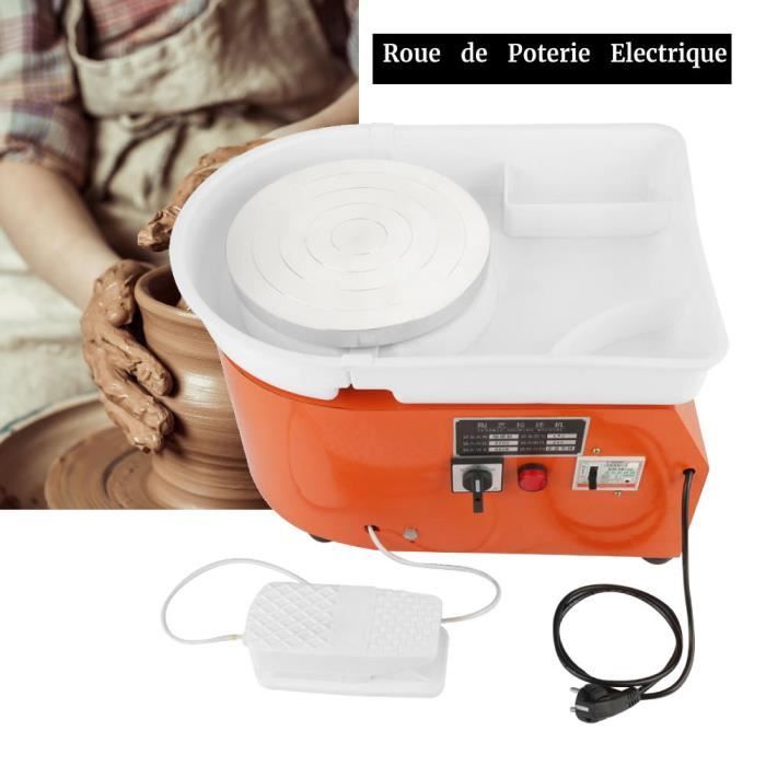 Tour De Potier électrique 280W 250mm + Outils - Machine Céramique Pour Argile, Neuf