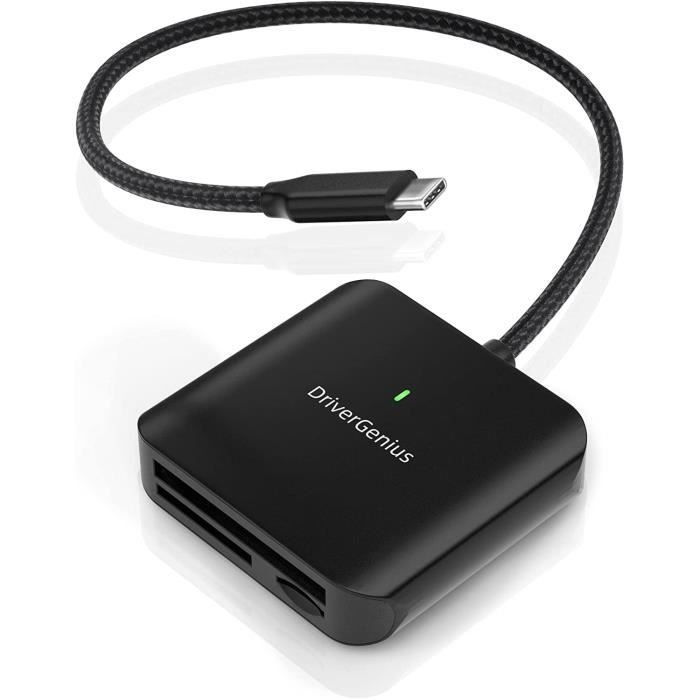 HB080 Lecteur Compact FlashEnregistreur Carte Mémoire SD Lecteur