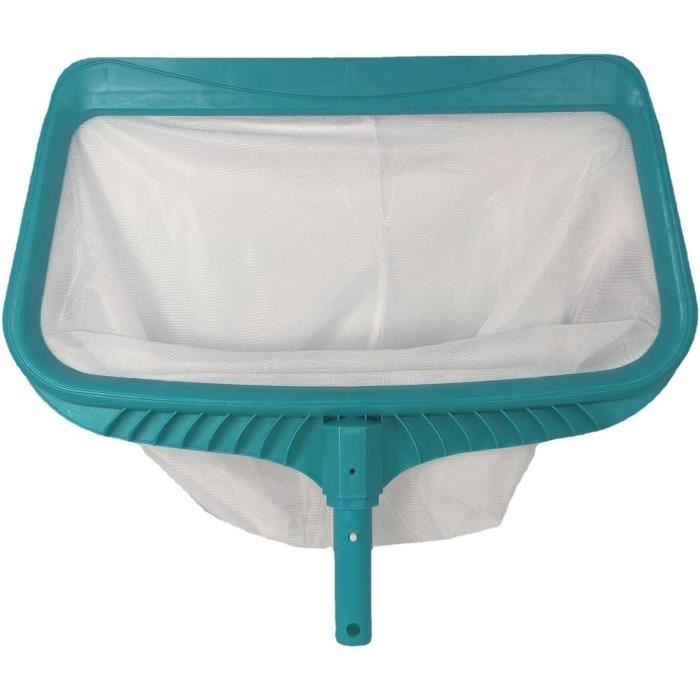 Épuisette Pour Piscine Professionnelle - Filet De Fond Profond Avec Cadre Plastique Résistant