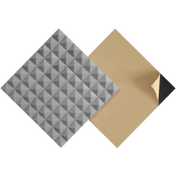Panneaux Acoustiques Autocollants Sonuvia - Lot De 12 (30x40 Cm), NRC 0.95, Isolation Phonique Mur/porte (1,44 M² Couverture) - 10