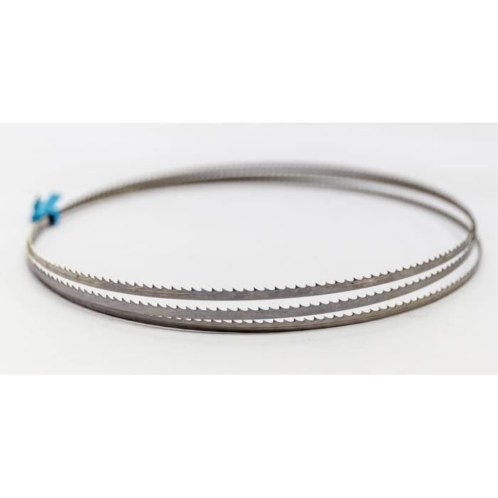 Lot de 3 lames de scie à ruban 1400 mm x 6 mm x 0,65 mm 6 dents Lot de 3 lames de scie à ruban 1400 mm x 6 mm x 0,65 mm 6 dents