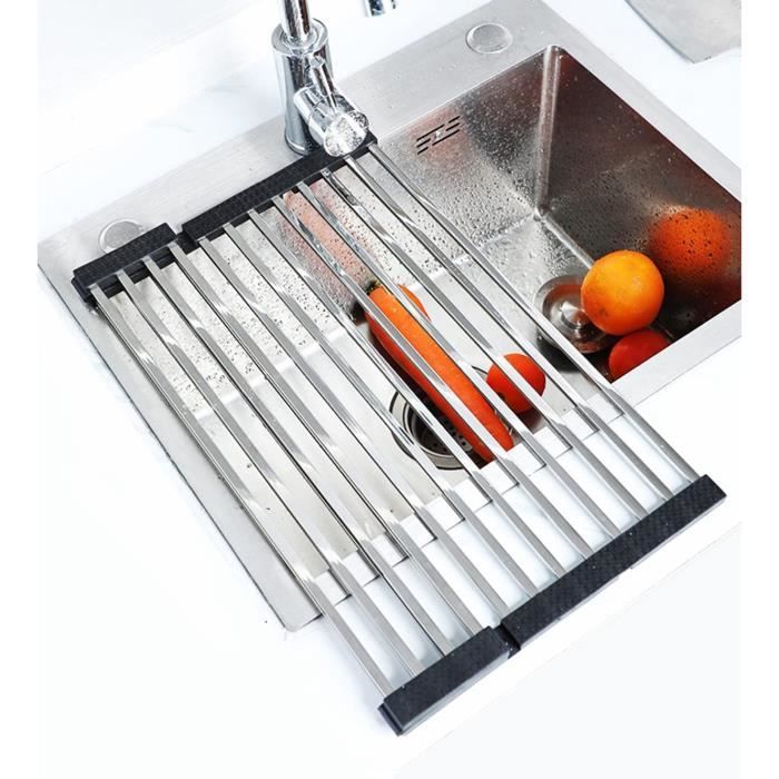 égouttoir Huile Inox Égouttoir à Ustensiles En Acier Inoxydable, Panier Multifonction Bac à Frites Inox